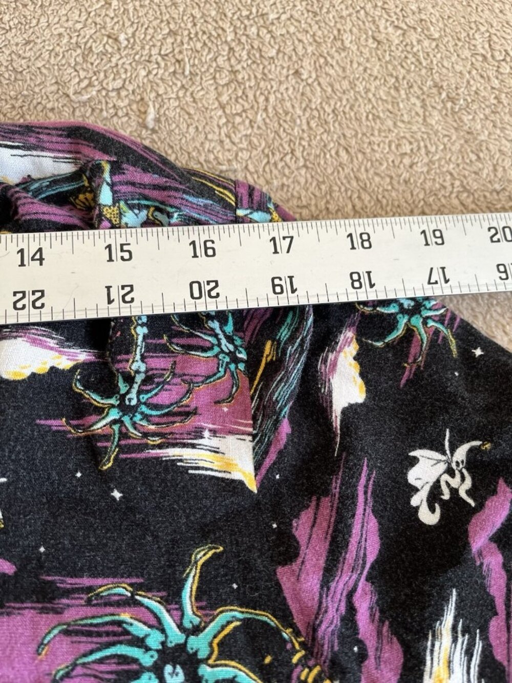 Disney Nightmare Before Christmas Torrid 3 Camp Hawaiian Shirt Jack Zero Sally - Picture 4 of 16